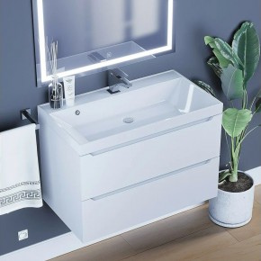 Тумба под раковину Uperwood Tanos 80 см, подвесная, белая матовая в Заречном - zarechnyy.mebel24.online | фото 10