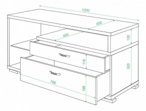 Тумба под ТВ Домино ТК-10 в Заречном - zarechnyy.mebel24.online | фото 2