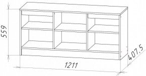 НИЦЦА-9 Тумба под ТВ (НЦ.09) в Заречном - zarechnyy.mebel24.online | фото 2