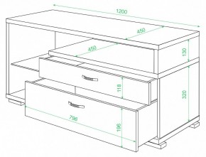 Тумба под ТВ ТК-10 М в Заречном - zarechnyy.mebel24.online | фото 2