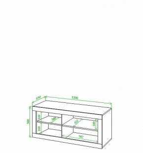 Тумба под ТВ Toivo Кон120 в Заречном - zarechnyy.mebel24.online | фото 2