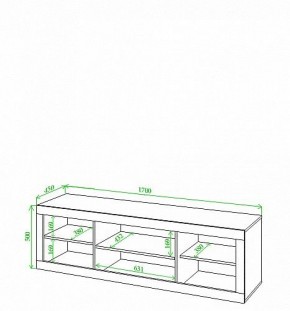 Тумба под ТВ Toivo Кон170 в Заречном - zarechnyy.mebel24.online | фото 2