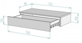 Тумба подвесная K210 в Заречном - zarechnyy.mebel24.online | фото 2