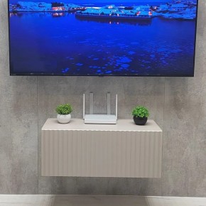 Тумба подвесная под ТВ LINES MTV1-MA 750 Бежевый (Леда-М 10.1.5) в Заречном - zarechnyy.mebel24.online | фото 5