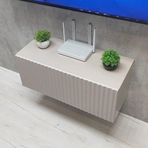 Тумба подвесная под ТВ LINES MTV1-MA 750 Бежевый (Леда-М 10.1.5) в Заречном - zarechnyy.mebel24.online | фото 6