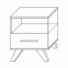 Тумба прикроватная Вега Скандинавия в Заречном - zarechnyy.mebel24.online | фото 8
