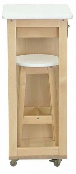Тумба с табуретом Мебелик в Заречном - zarechnyy.mebel24.online | фото 2