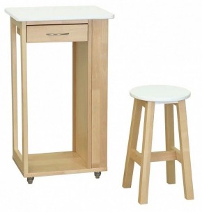 Тумба с табуретом Мебелик в Заречном - zarechnyy.mebel24.online | фото 5