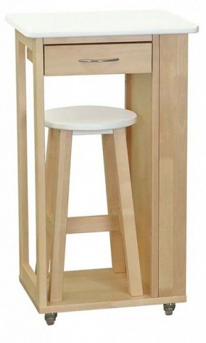 Тумба с табуретом Мебелик в Заречном - zarechnyy.mebel24.online | фото 7