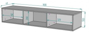 ТВ тумба подвесная TV77 в Заречном - zarechnyy.mebel24.online | фото 2