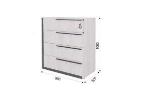 ВИНТЕР - 8 Комод 4 ящика в Заречном - zarechnyy.mebel24.online | фото 4