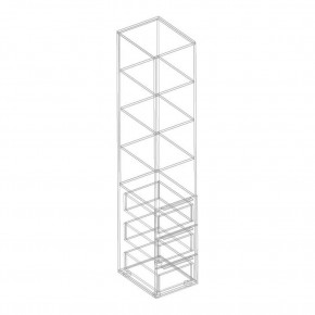 ВИТА Пенал с 3 ящиками в Заречном - zarechnyy.mebel24.online | фото 2