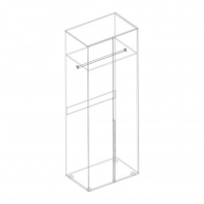 ВИТА Шкаф 2-ств для одежды в Заречном - zarechnyy.mebel24.online | фото 2