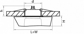 Встраиваемый светильник Lightstar Flutto 006430 в Заречном - zarechnyy.mebel24.online | фото 3