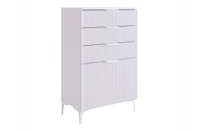 ЗЕФИР Комод (белый муар) в Заречном - zarechnyy.mebel24.online | фото